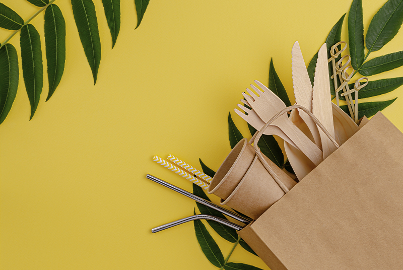 Will disposable tableware pollute the environment?