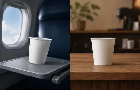 Why Airlines and Trains Have Different Cup Requirements Than Cafes